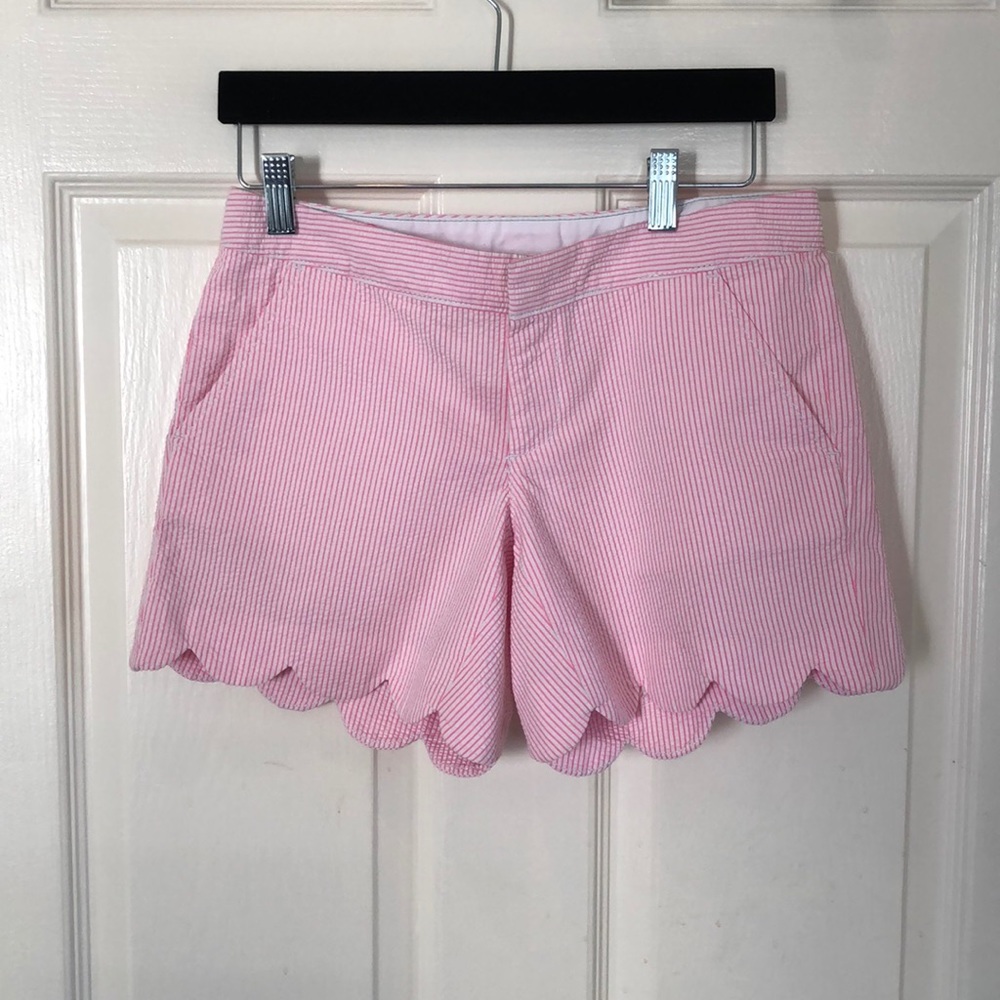 Pink Lilly Pulitzer scallop short